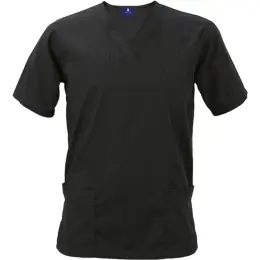 Riley Scrub Top Black